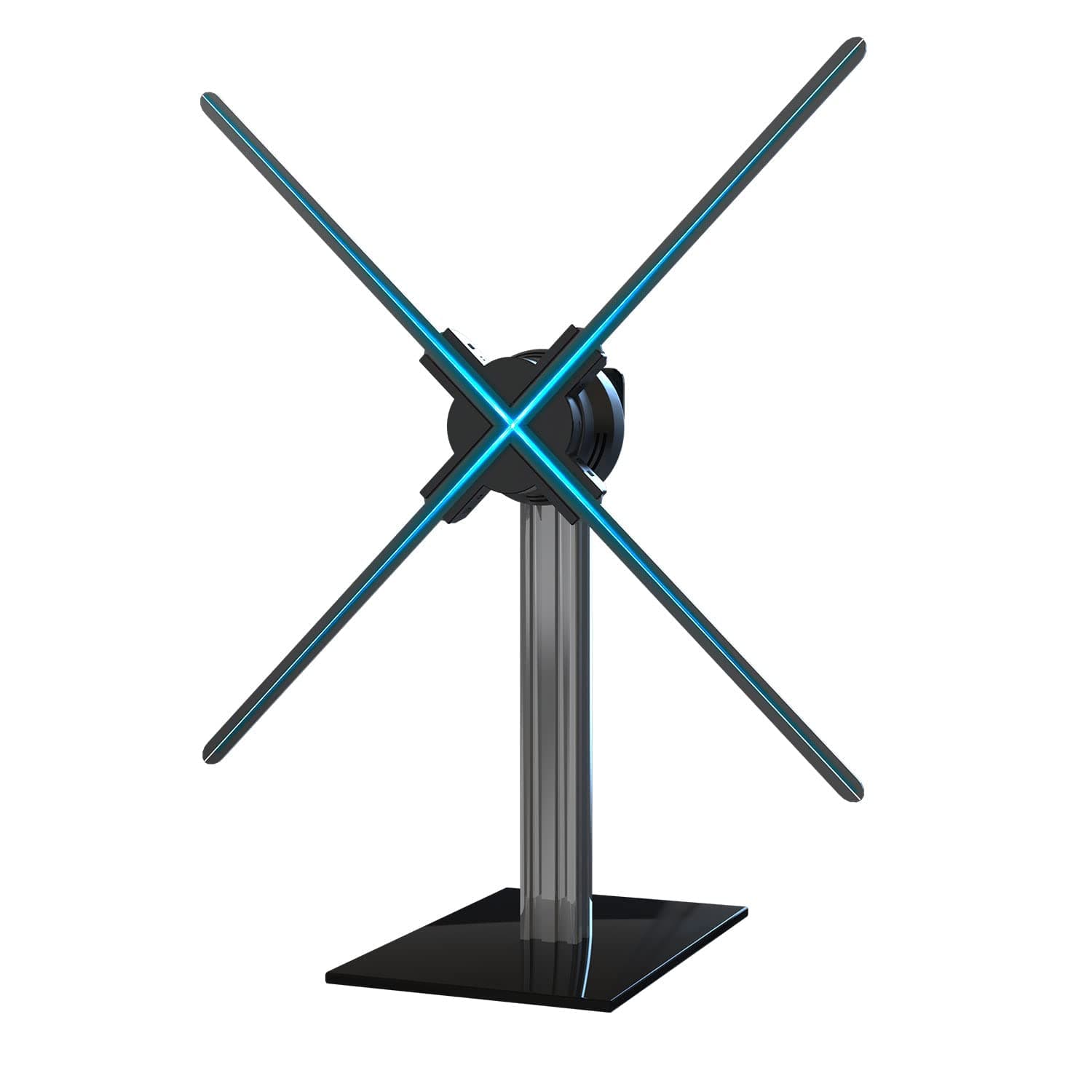 Missyou Hologram Fan Stand with Multi-Function Base for A Variety of Hologram Fans (Desktop Stand (Height 15"))