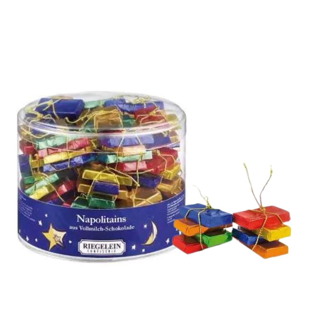 Milk Chocolate Tree Parcels 282g (25 Pack) - Chocolate Christmas Tree Baubles - Stocking Fillers For Kids and Adults - Xmas Eve Treat