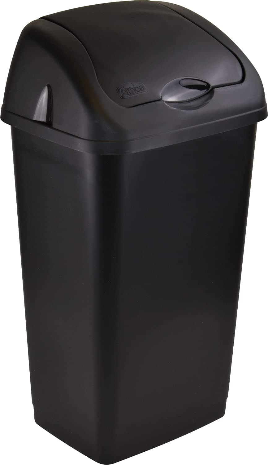 Sterling Ventures 60 Litres Premium Plastic Swing Bin for Home and Kitchen Rubbish Waste (Black)