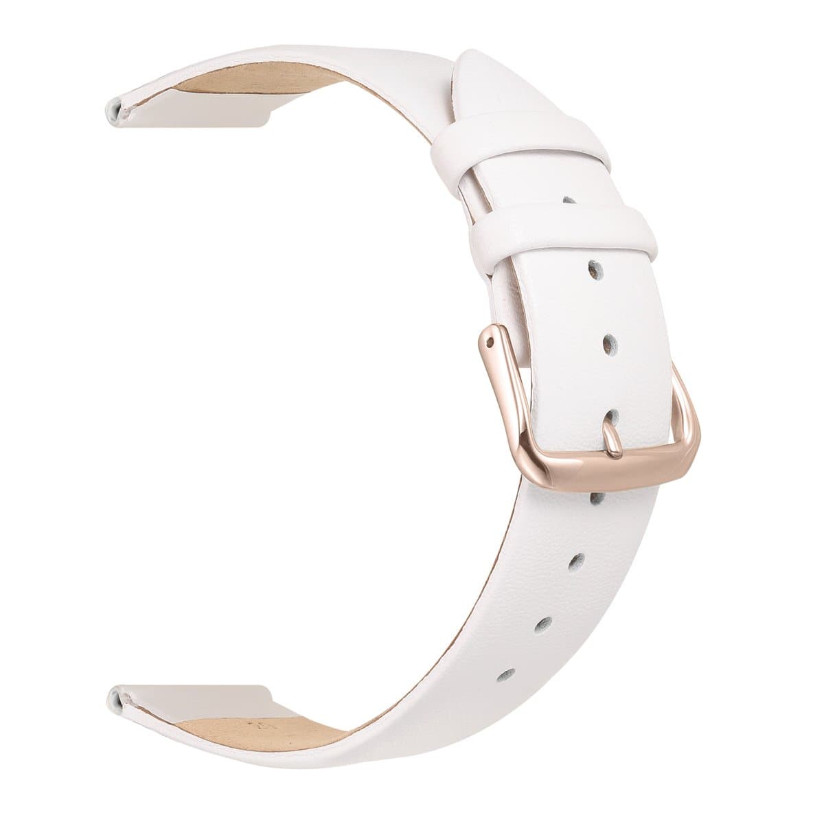 Classical Thin Leather Watch Bands for Ladies, Genuine Leather Watch Straps for Women & Mens 12mm 14mm 16mm 18mm 20mm More Colors