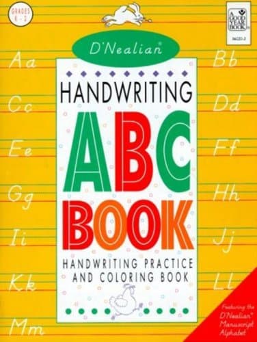 D'Nealian Handwriting ABC Book: Handwriting Practice and Coloring Book, Grades K-2 Paperback – Coloring Book, January 1, 1992