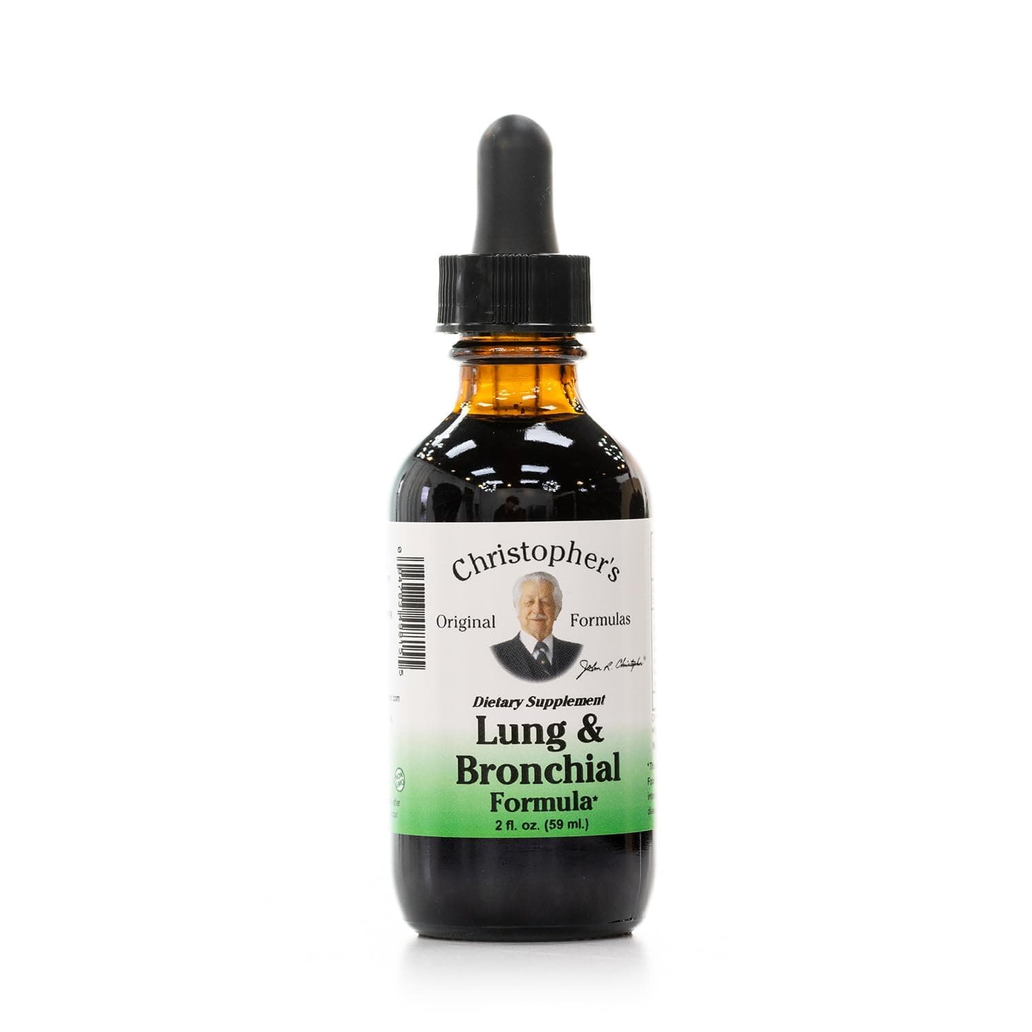Christopher's Original Formulas Lung & Bronchial Formula, 2 oz Liquid - Natural Respiratory Support