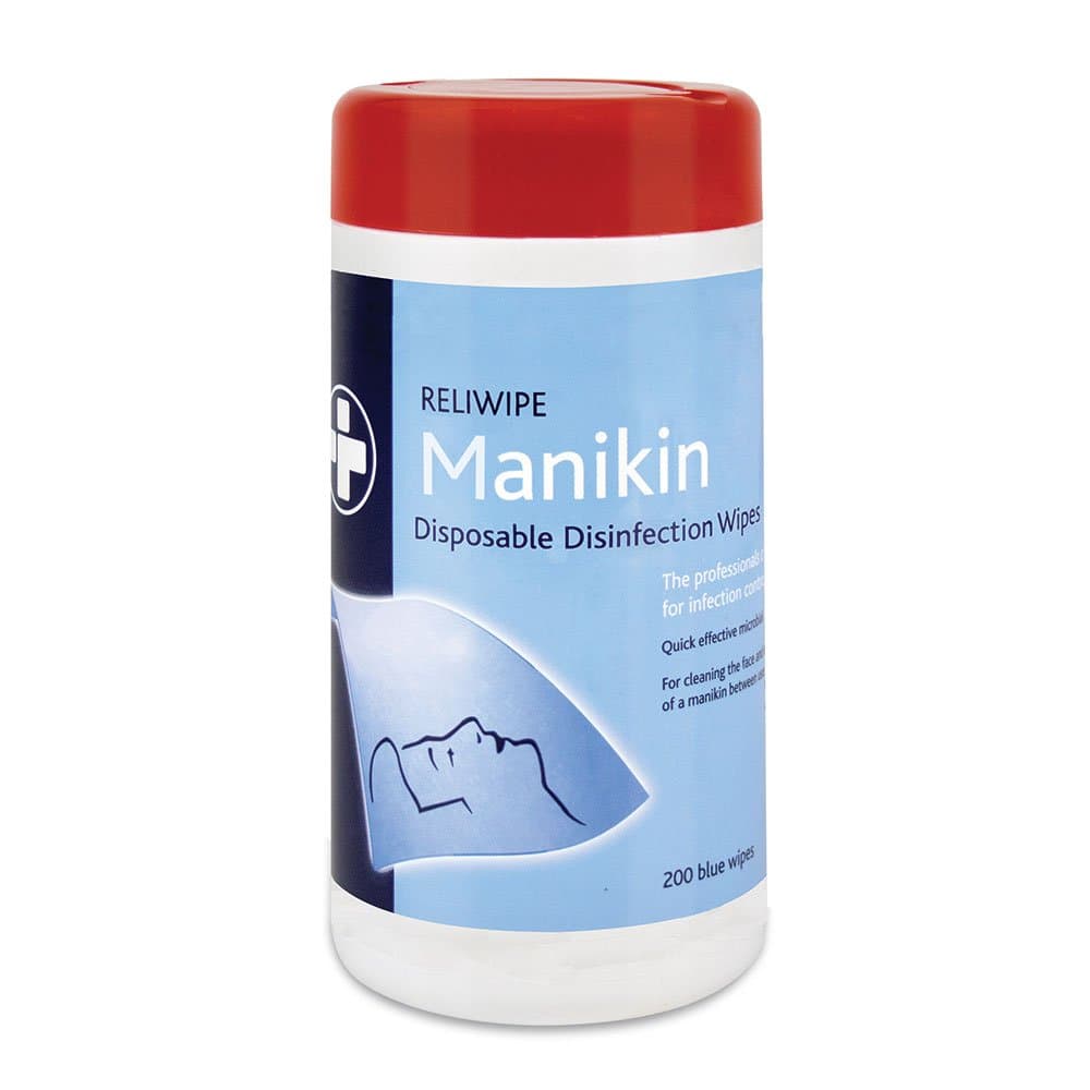 Medical Reliwipe 200 Disposable Manikin Wipes