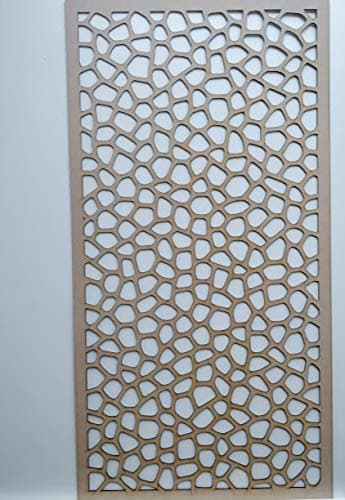 LaserKris Radiator Cabinet wall Decorative Screening-grille- Perforated MDF panel (4X2) O1