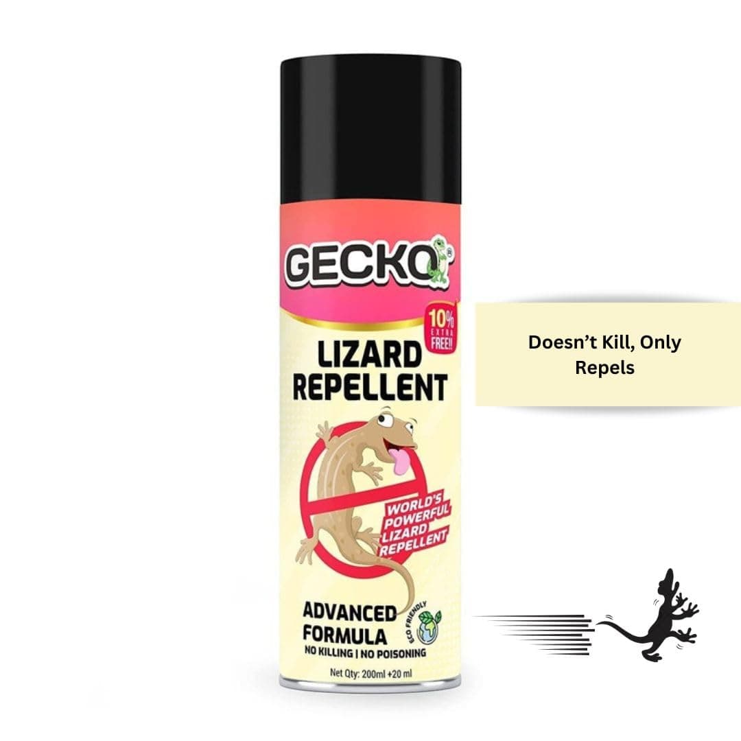 India's First Aerosol Based Lizard Repellent Spray | Completely Herbal | Eco-Friendly | Chemical-Free | Plant-based | Food-safe Ingredients| Does not Kill, Only Repel | Lizard Spray 220ml (60 days Protection) - FORMULATION 3X