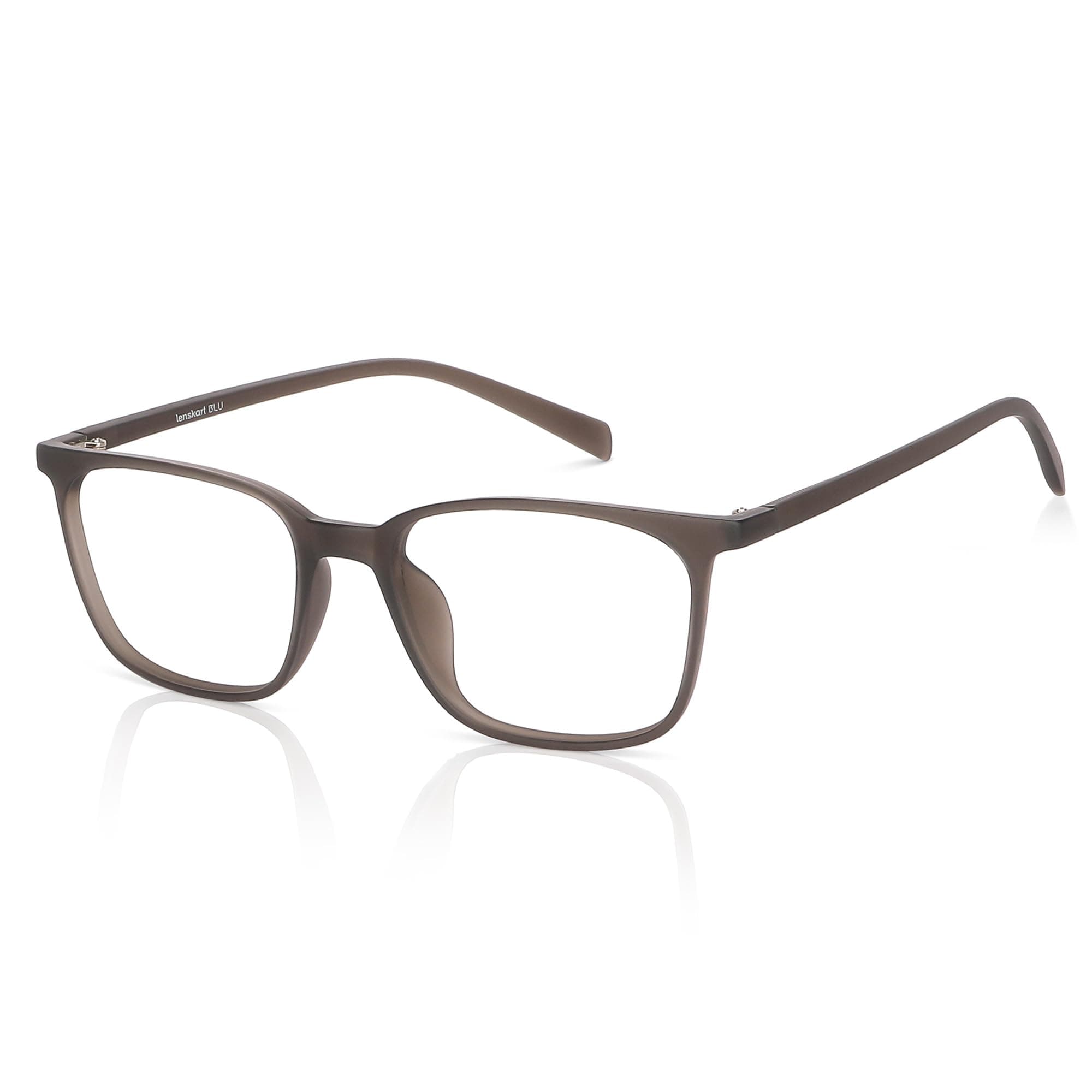 LENSKART BLU | Zero Power Blue Cut Computer Glasses | Gaming Glasses | Anti Glare, Lightweight & Blocks Harmful Rays | UV Protection Specs | Men & Women | Medium | LB E13526