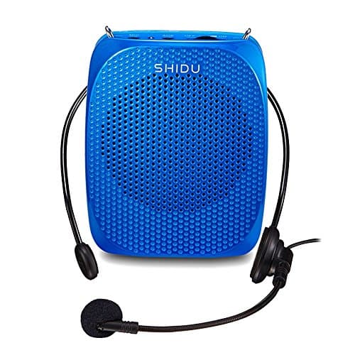 Voice Amplifier, Portable Rechargeable Handheld Mini Powerful Hands Free Wireless Voice Amplifier, 30W output with Detachable Wireless Microphone for Classroom, Conference, Training, Teachers, Guides