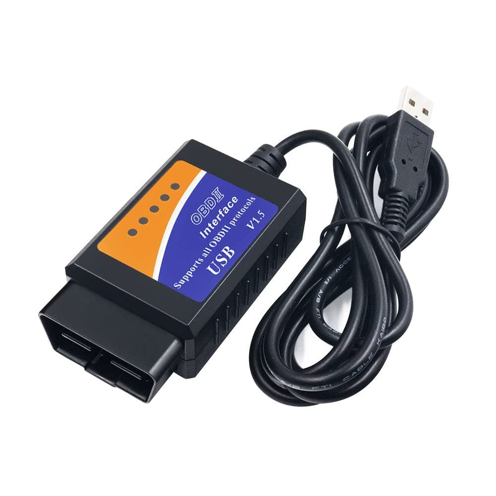 OBD2 USB Adapter,Mini Scanner Auto Diagnostic Scan Tool OBD ii Scanner Car Code Reader Adapter for Windows