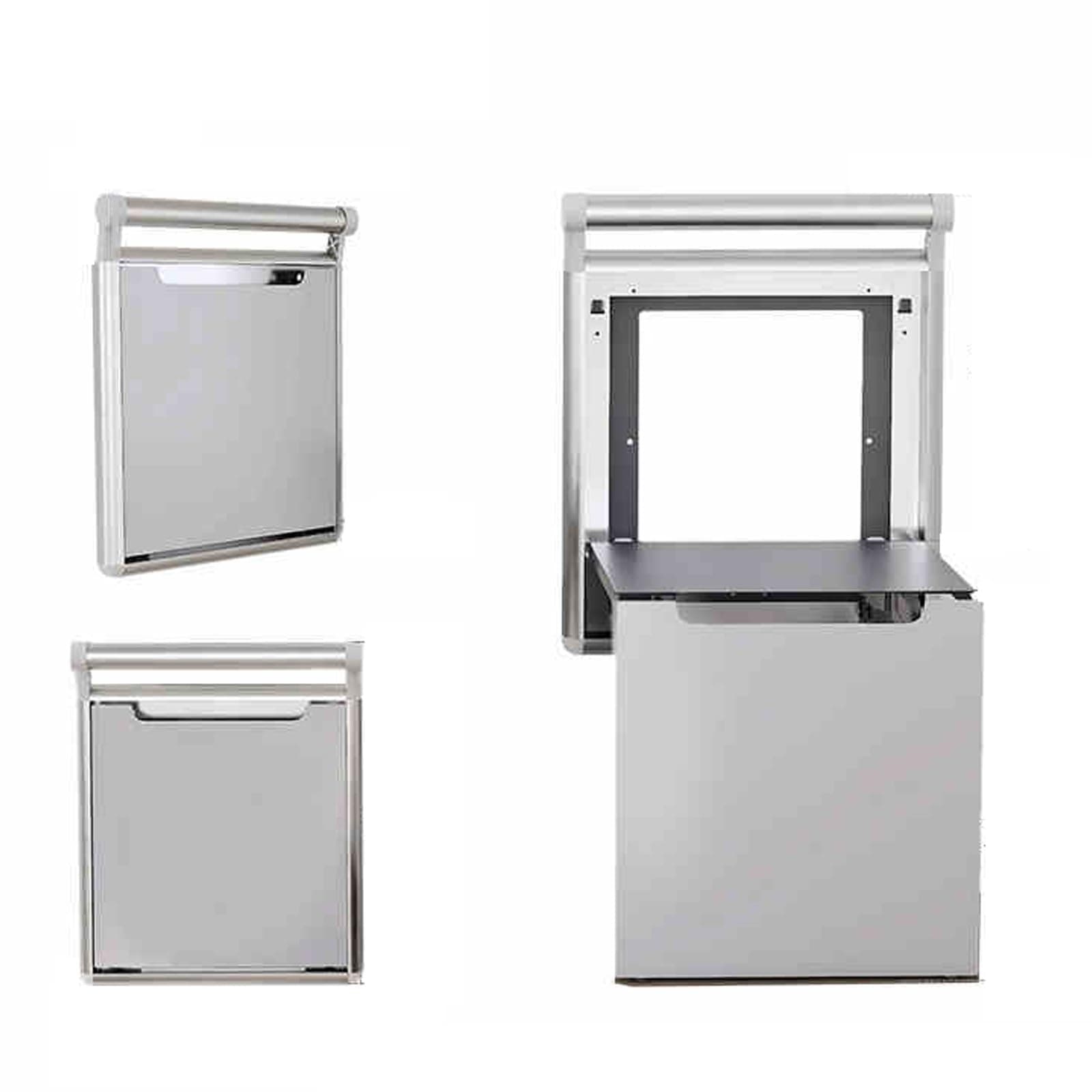 Folding Chair, Wall-Mounted Folding Stool Chair, Wall Seat Folding With Support Legs Saving Space Suitable For Various Occasions(C2)