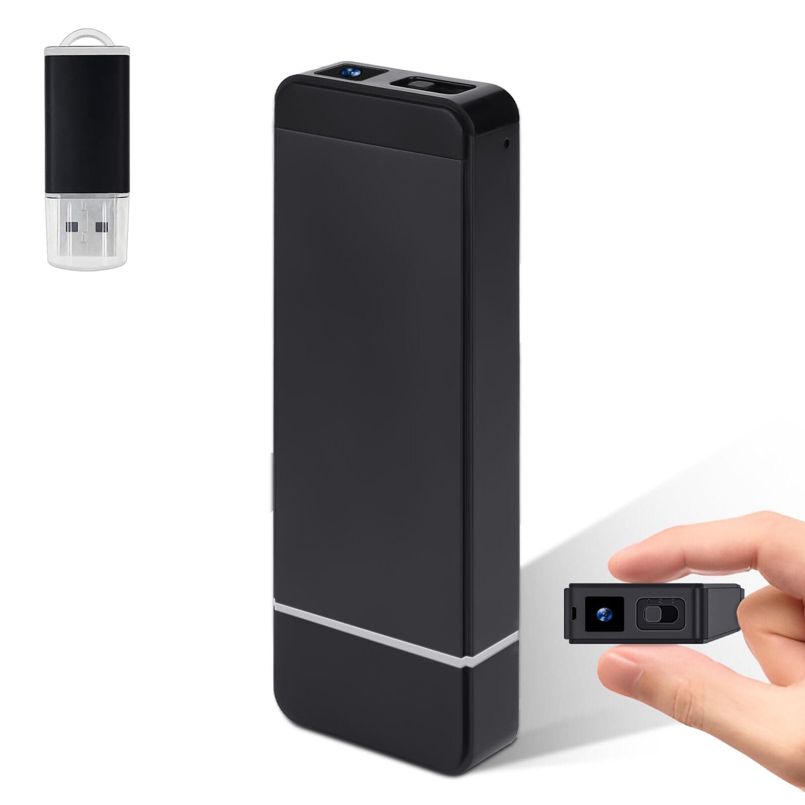 1080P Mini Video Camera,Portable Loop Nanny Recorder Camera with Motion Detection for Home Security(Does not Include Memory Card)