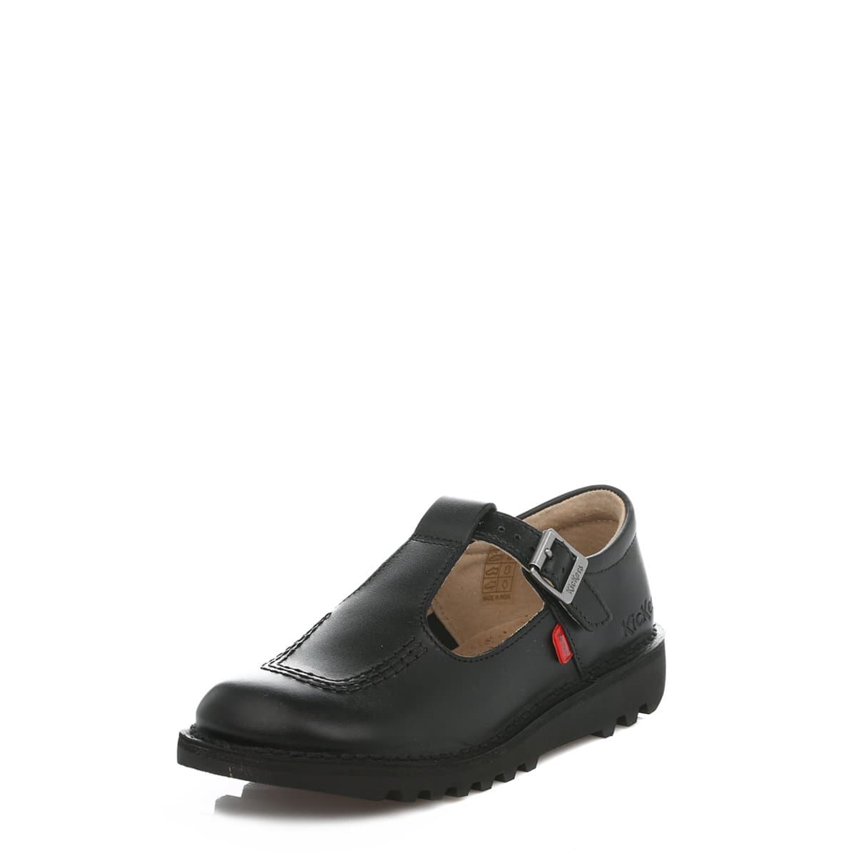 Kick T I Core Black Leather Shoes-UK