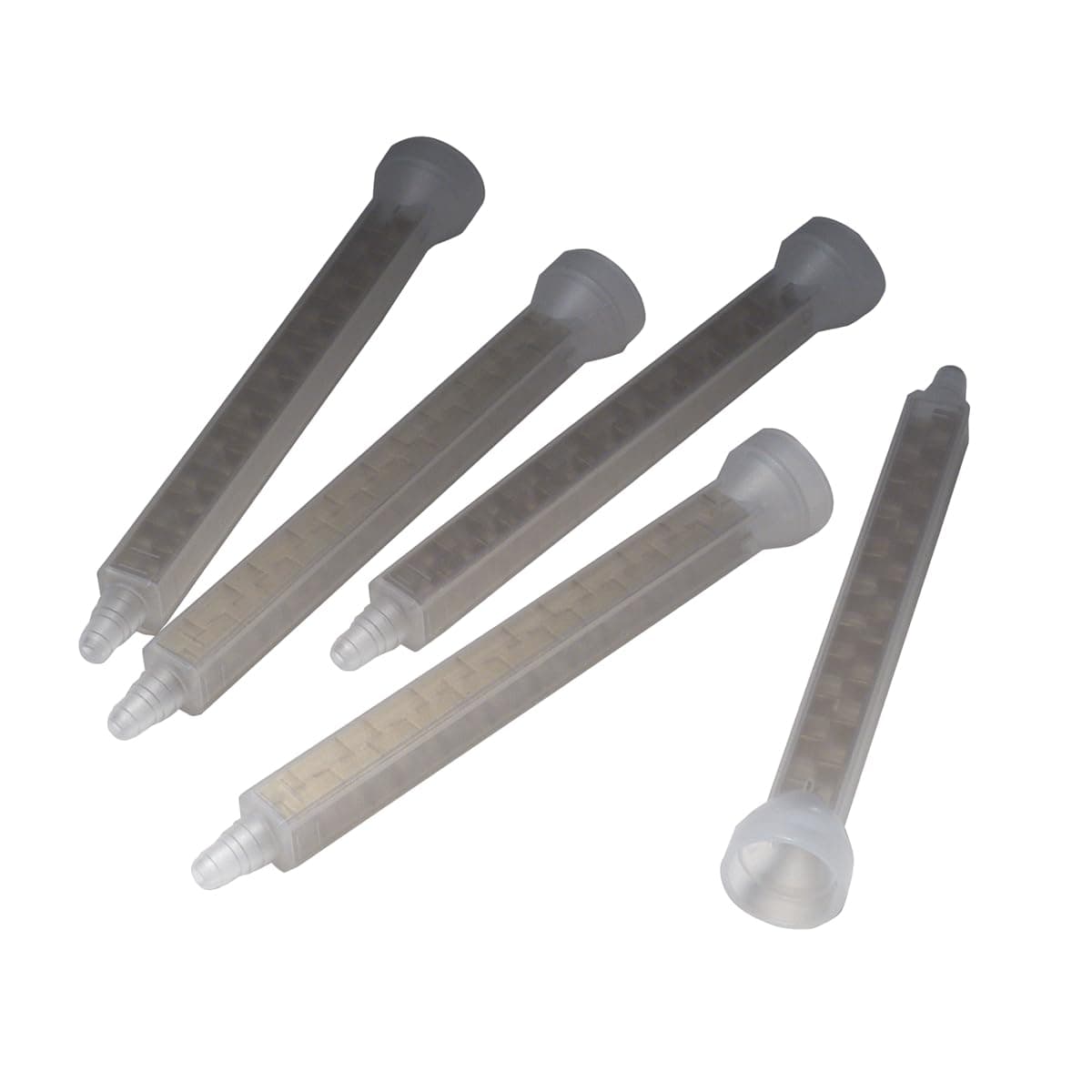 3M 8193 Mixing Nozzle, Cascade Mix/Meter Nozzle, Manual/Pneumatic Applicator Use, 1 Pack, 6/Bag, white