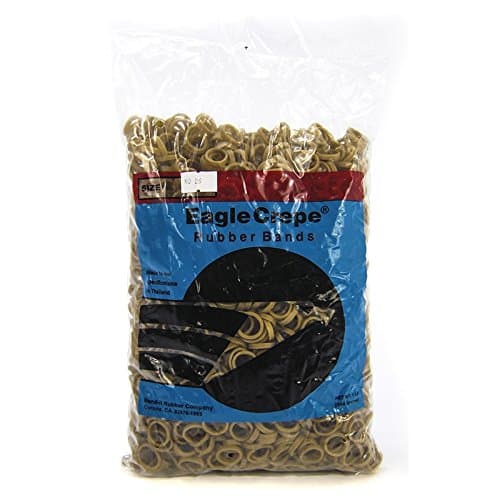 Band-It Rubber Co. Eagle Crepe Band Size #14 (2” x 1/16”) Premium Rubber Band, 1 Pound Bag (Approximately 2,640 per pound)