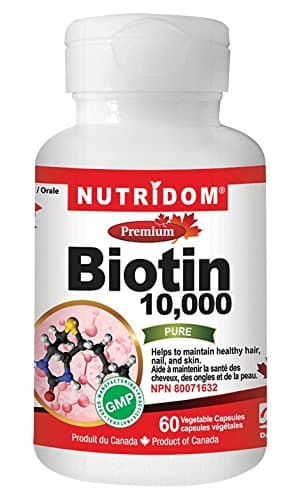 NUTRIDOM Biotin 10,000mcg 60 Vcaps