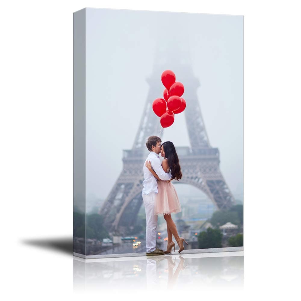 NWT Custom Canvas Prints with Your Photos Anniversary Ideas, Personalized Canvas Pictures for Wall to Print Framed 24x16 inches