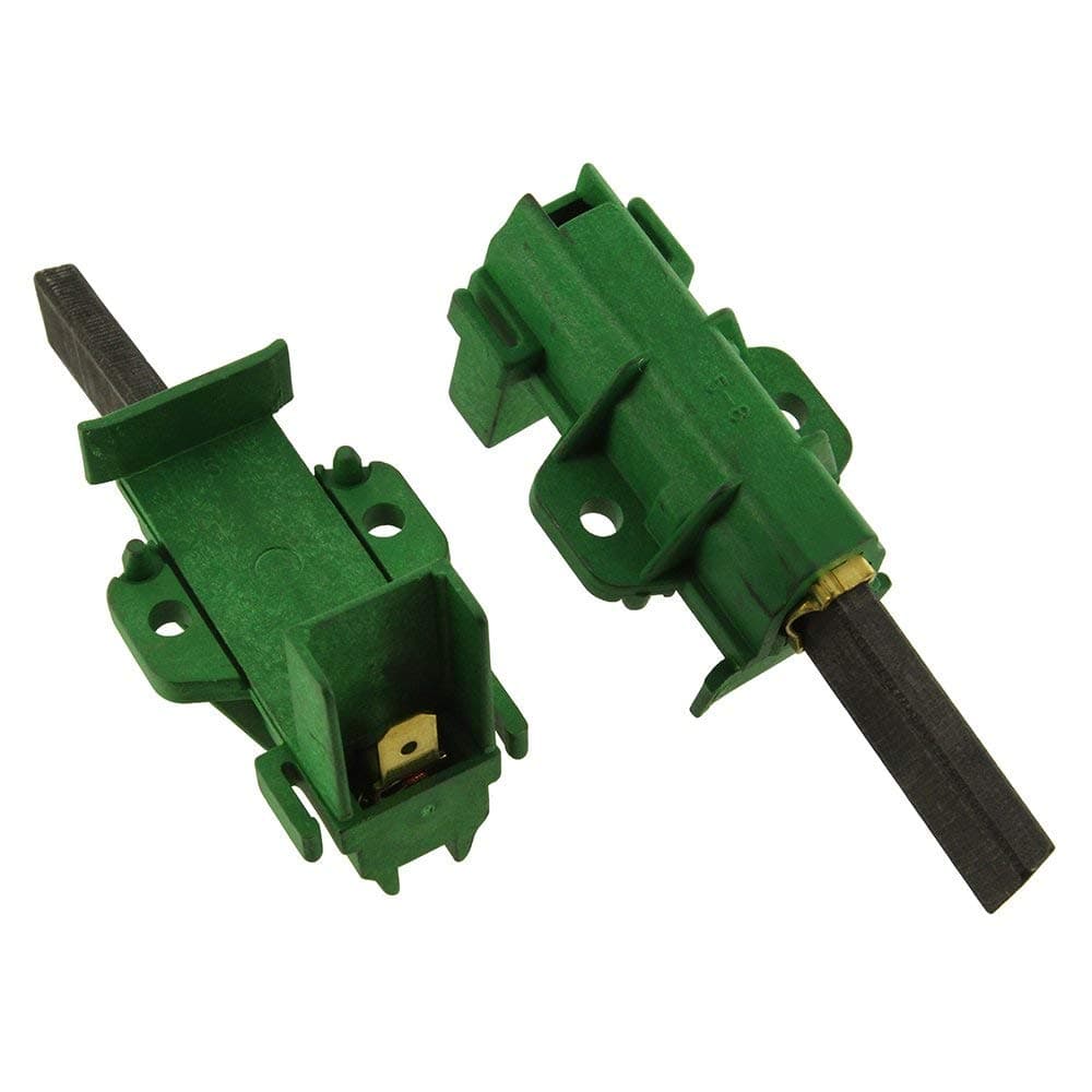 Find A Spare 2x Pack Motor Carbon Brushes Type L24MF7 with Green Holders For Beko Candy Hoo.ver Brandt Washing Machines