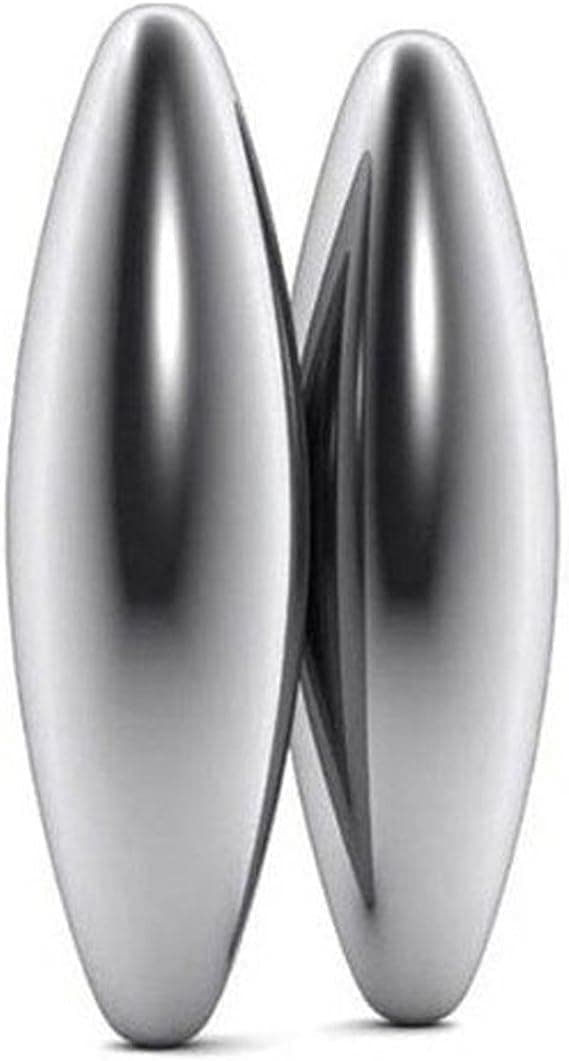 2 Large Powerful Rattle Magnets Spinning Buzzing, Educational Magnet Toy, Hematite Zingers, Stress Relief for Autism, ADD, OCD & ADHD, Fidget Toy, Fridge Magnets 6cm