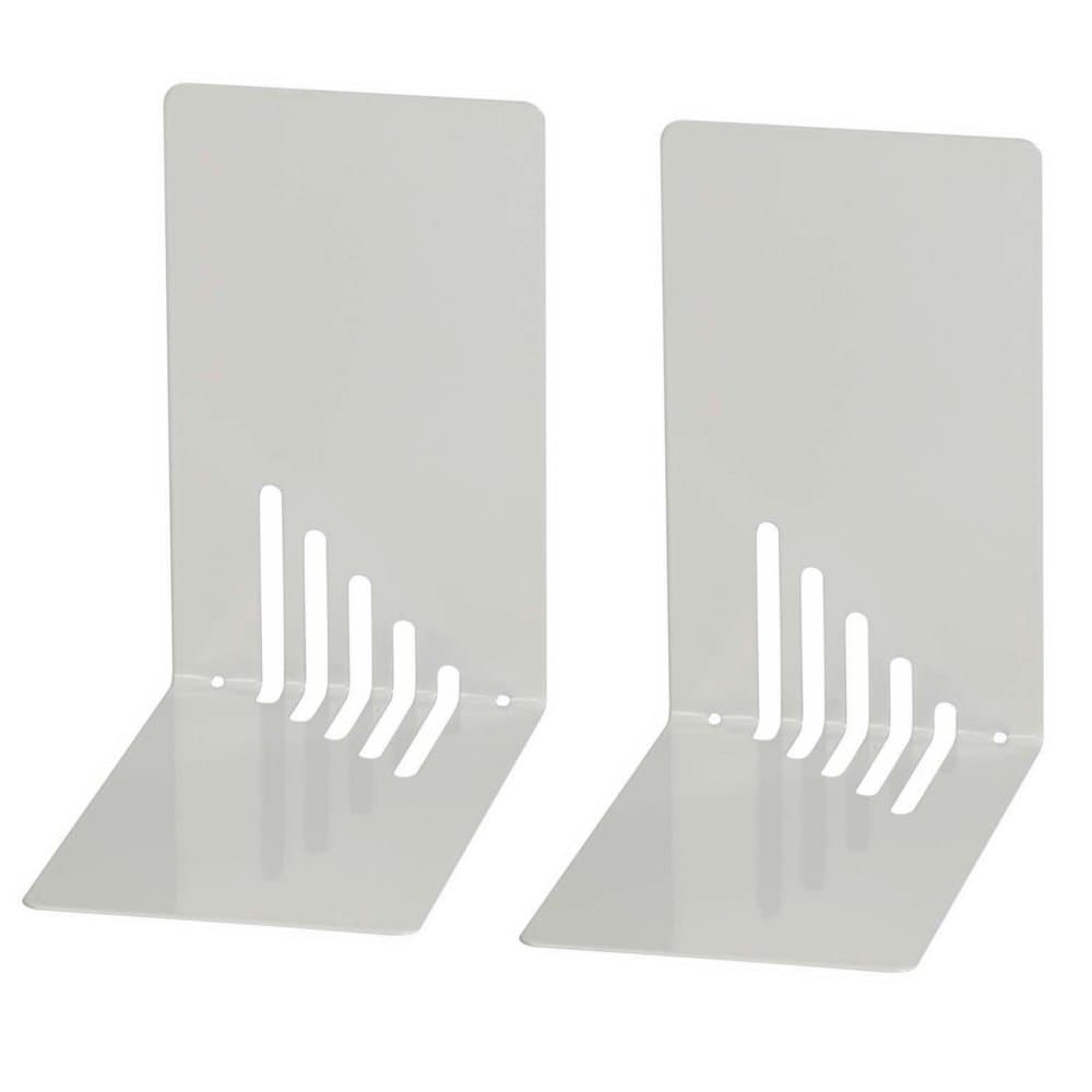Wedo 102 1037 2-Piece Small Bookend Set - Light Grey