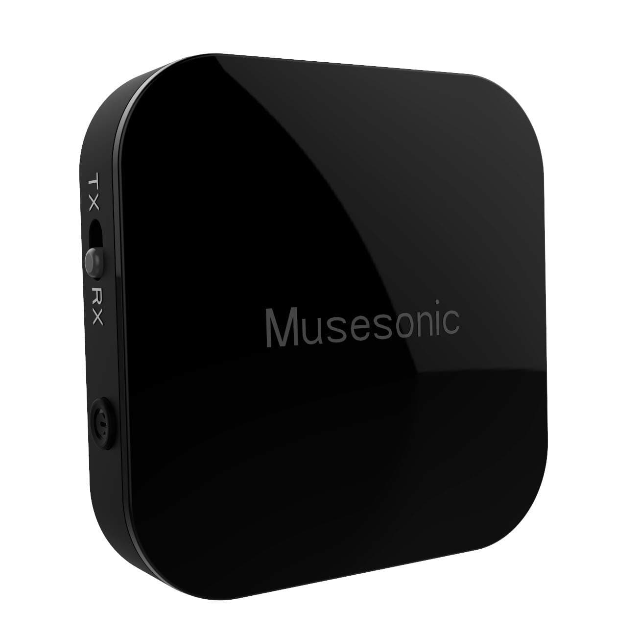 2-in-1 Aux Stereo Bluetooth V5.0 Audio Transmitter Receiver Bluetooth Connector Adapter for TV, Pc, Speaker Headset