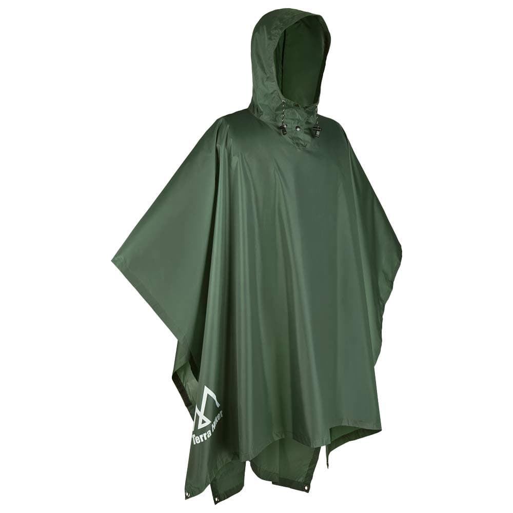 Terra Hiker Multi-Functional Rain Poncho, Sunshade Tarp, Ground Mat for Outdoor Activities