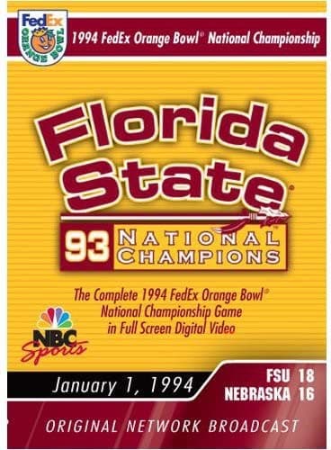 1994 Fed Ex Orange Bowl - Florida State vs. Nebraska