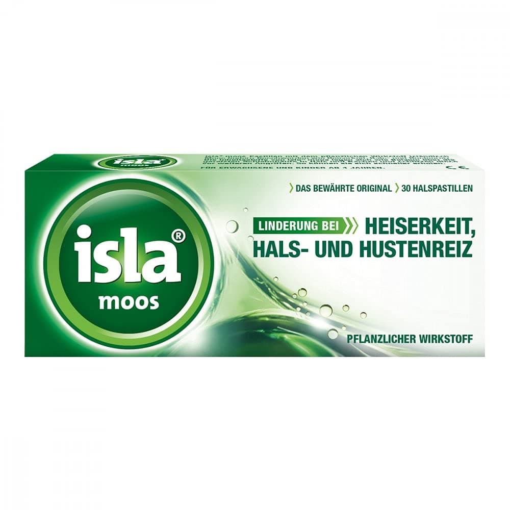 isla moos Halspastillen, 30 pcs. pastilles