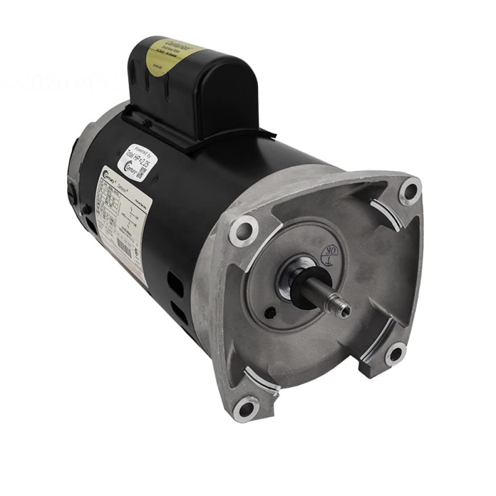 B2855 230V 2HP ODP Rated Square Flange Single Phase Pool Motor