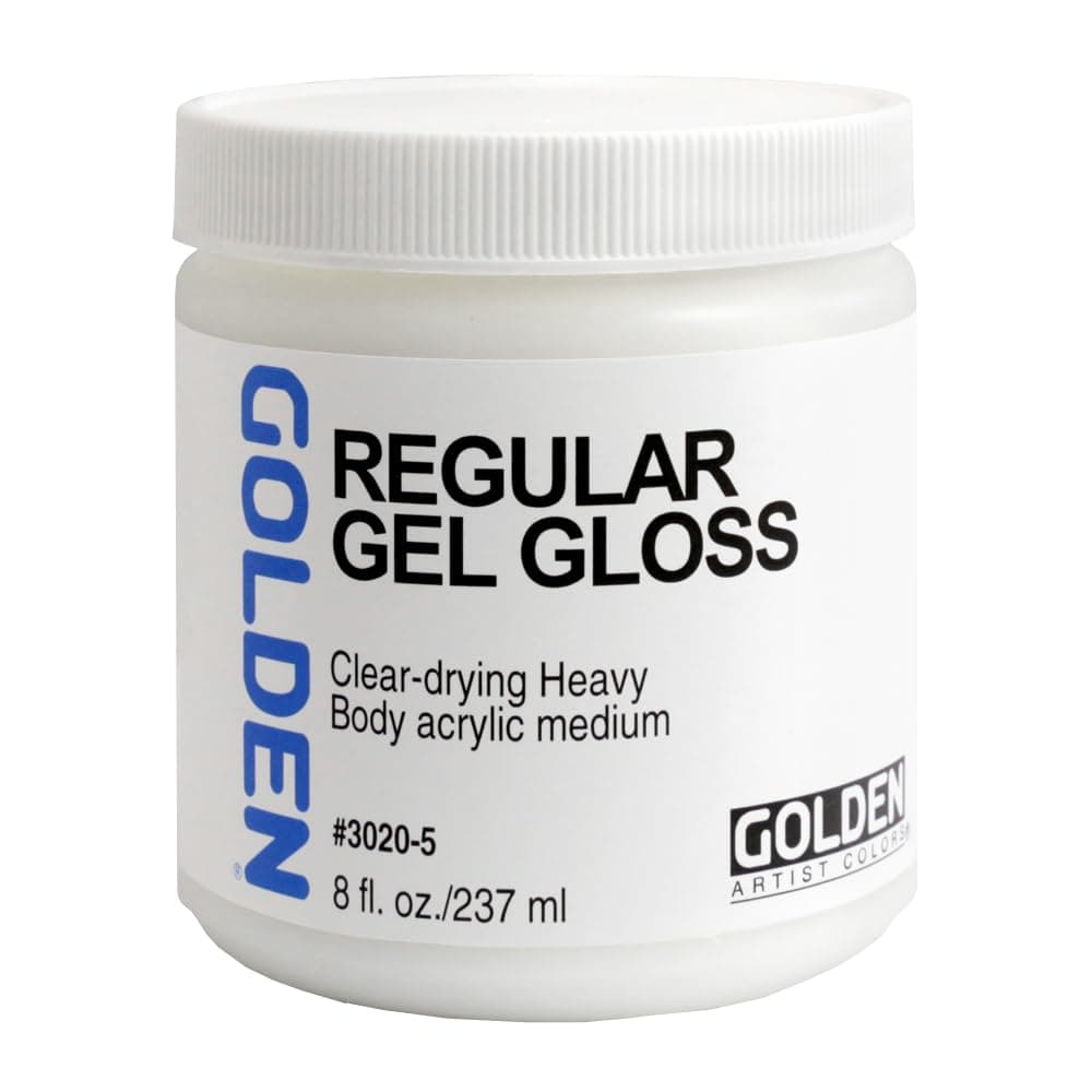 Pro-Art Mediums Golden Regular Gloss Gel Medium-8 oz