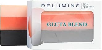 Relumins Premium 3-in-1 Glutablend Beauty Soap Bar โ Dark Spot Remover For Smoother, Clearer, Healthier-Looking Skin this Valentines โ Now with Rosehips โ Gentle Face & Body Cleanser 120g