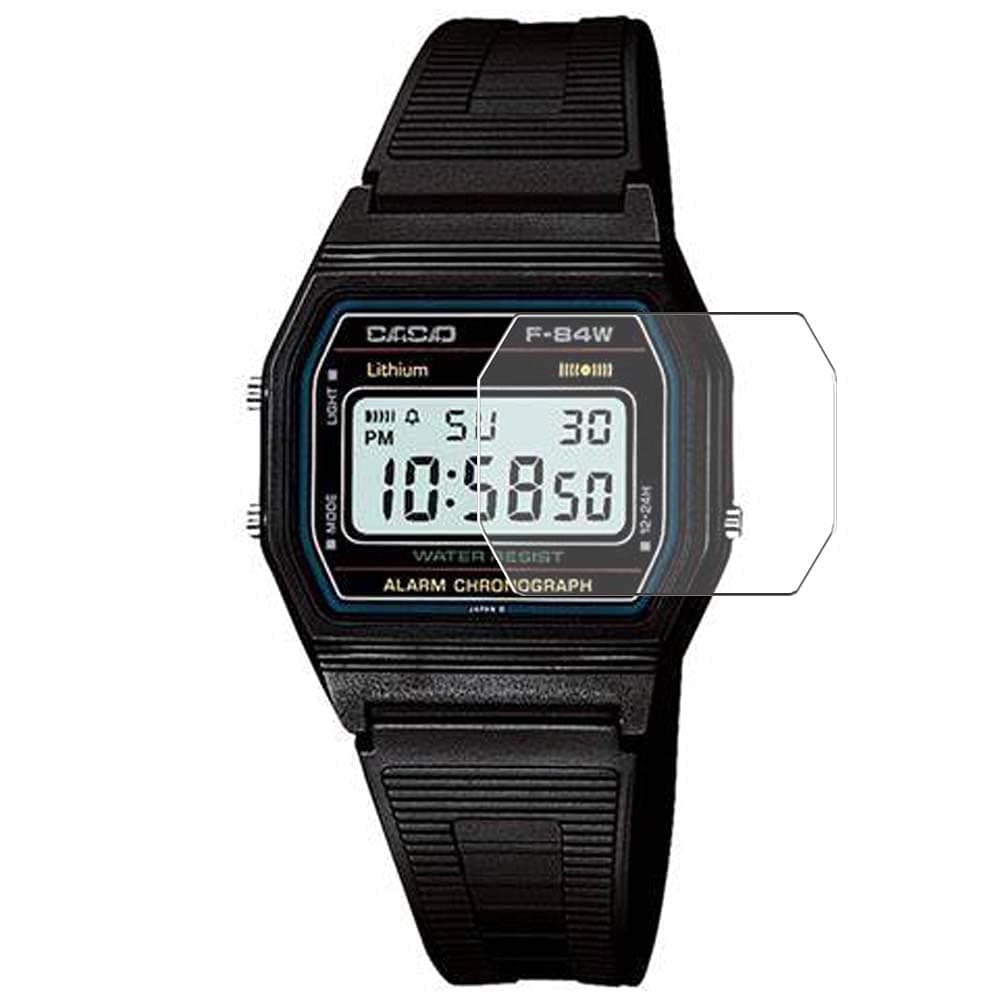 Puccy 3 Pack Screen Protector Film, compatible with casio F-84W-1 Series F84W-1 TPU Guard for Smart watch Smartwatch( Not Tempered Glass Protectors )