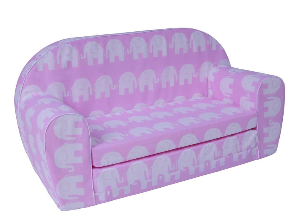 Childrens Sofa Kids Sofa bed Toddlers Foldable 2 in one sofa and bed