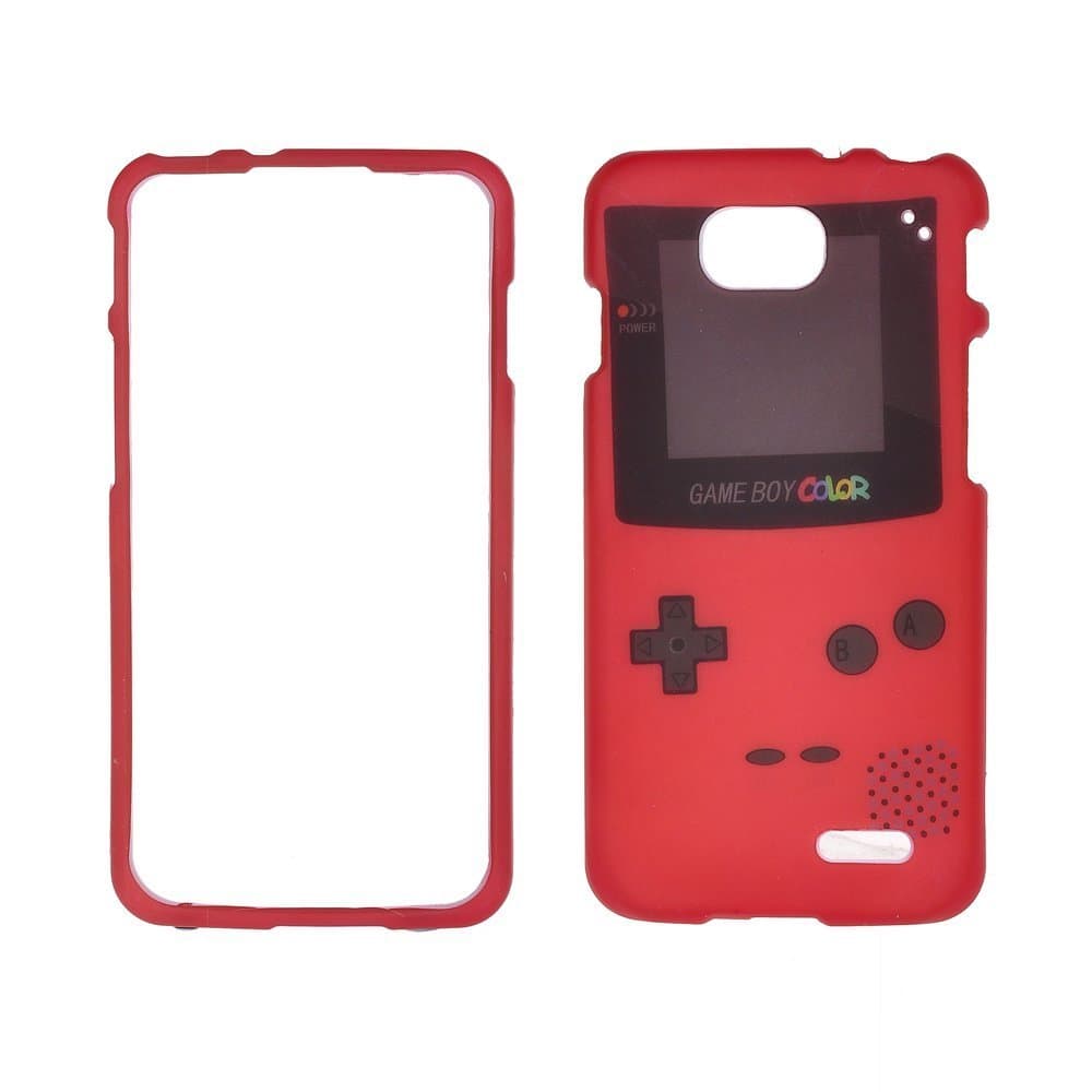 IMAGITOUCH For LG Optimus L90 (T-Mobile) - Rubberized Design Hard Case Shell Cover Phone Protector Faceplate Old School Retro Gameboy