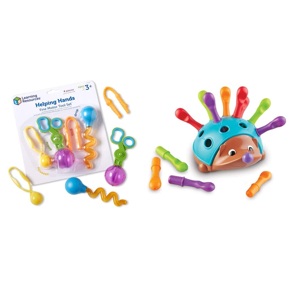 Learning Resources Educational Toy, Fingertip Training + Baby Toy, Hedgehog Set