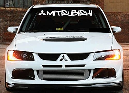 Mitsubishi Windshield JDM Grafitti Decal Sticker Car Lancer Evolution Outlander Aufkleber car Decal