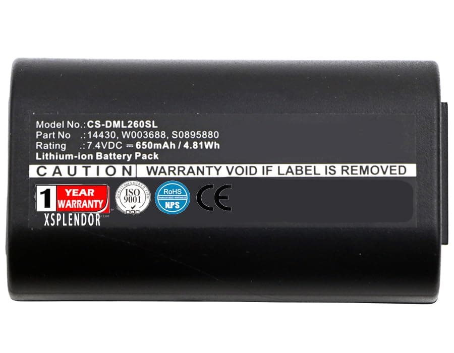 Replacement Battery for 3M PL200 DYMO 260P 280 LabelManager 260 260P 280 LabelManager PnP Part NO 3M 14430 S0895880 W003688 DYMO 14430 1758458 S0895880 S0915380 W003688