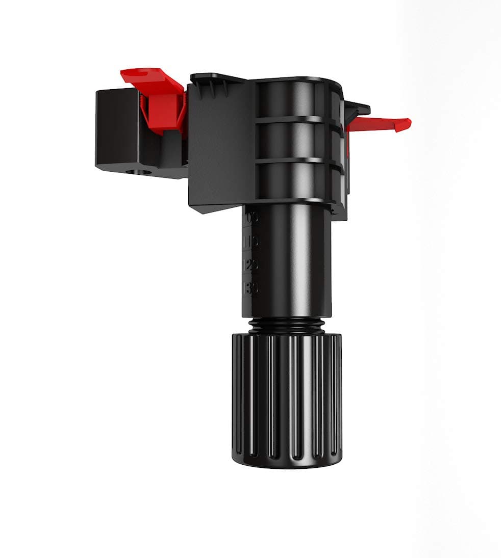 Set of 4 Extra Strong Adjustable Height Kitchen/Bedroom/Bathroom Cabinet Legs for Screw Fitting. Includes 2 x Plinth Pressure Clips (Black Clips Supplied not red as Images Show)