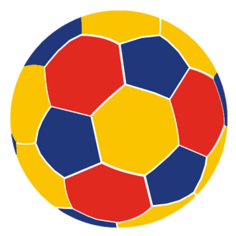 Soccer Ball Large Multicolor - Bean Bag Chair