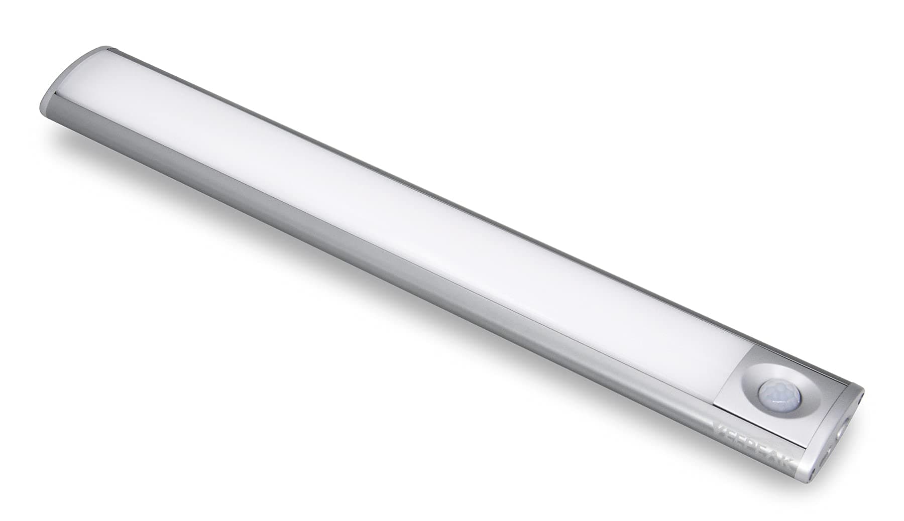 Veepeak Under Cabinet Motion Sensor Light Fixture for Closet Pantry, 42 LED Indoor Rechargeable Battery Operated with 2 Sensing Modes & Magnetic Strip, Cordless, Stick-on Anywhere