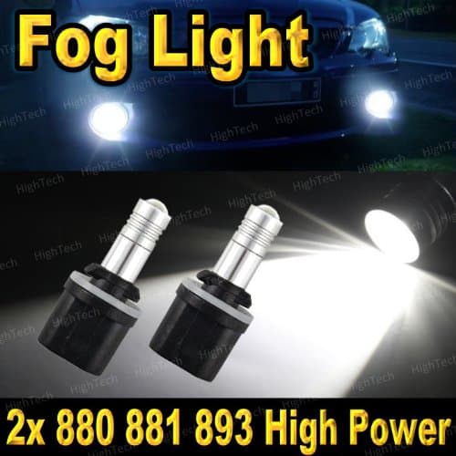 Pair Super White 880 High Power SMD LED Headlight Bulbs For Driving Fog Light / Day Time Running Light DRL (Cross Reference: 881 / 886 / 894 / 896 / 898 / 893 / 885 / 890 / 892 / 899 )