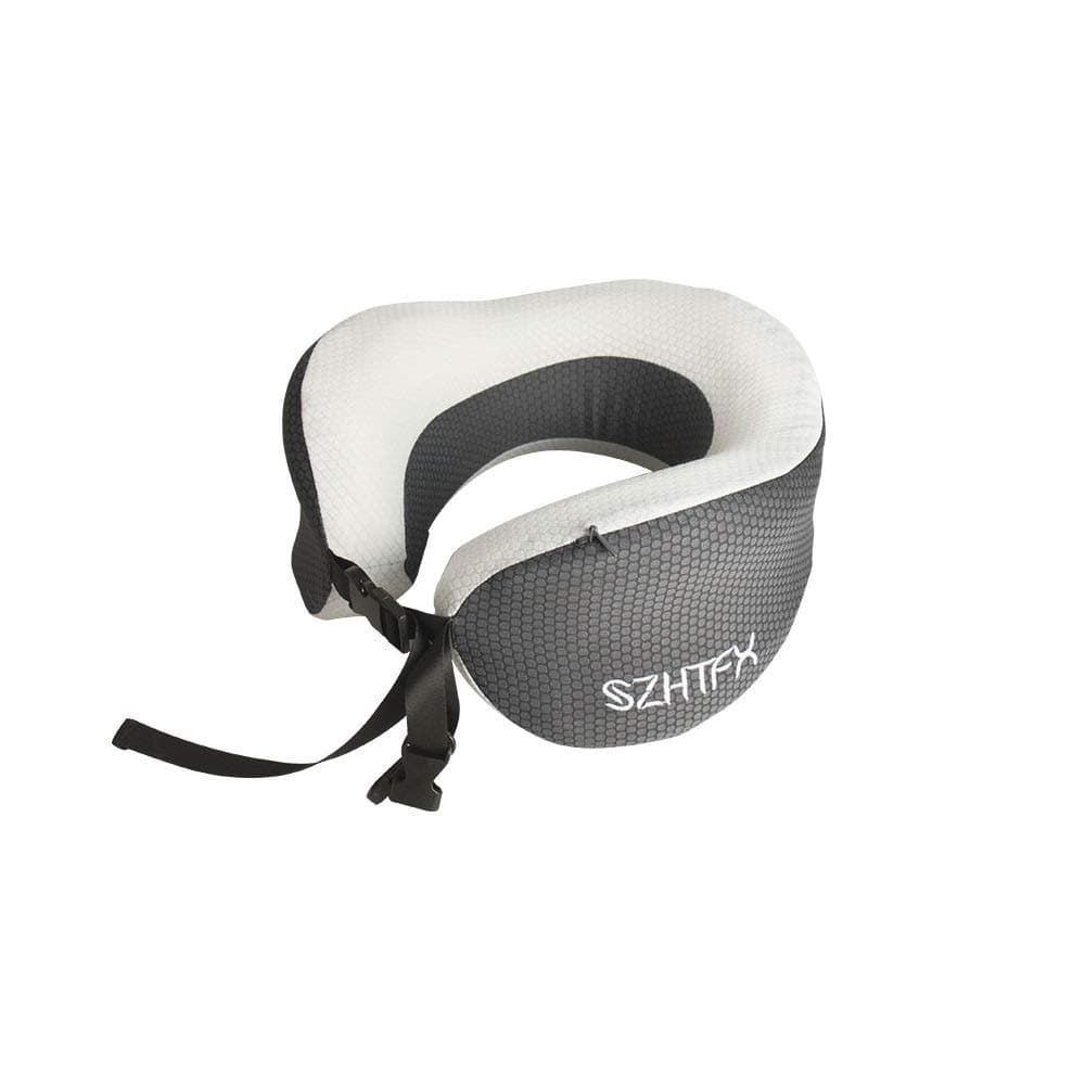 (Cool Version)Breathable Travel Pillow - Memory Foam Support Neck Pillow - Comfortably Supports The Head, Neck and Chin in Any Sitting Position.A Patented Product. Adult Size(Travel Pillow)