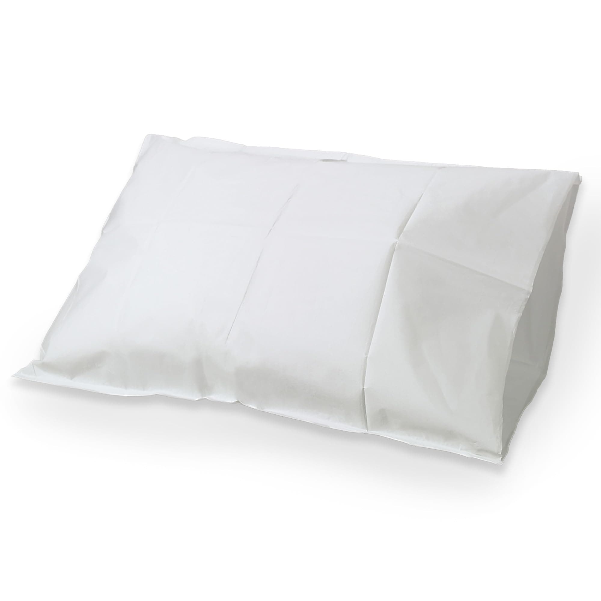 Avalon 701A Disposable Pillowcases, White, 21” Wide x 30” Long (Pack of 100) ― Single-Use Pillowcases ― Tissue with Poly Back to Help Prevent Leak-Through ― Pebble Embossed ― Medical Supplies