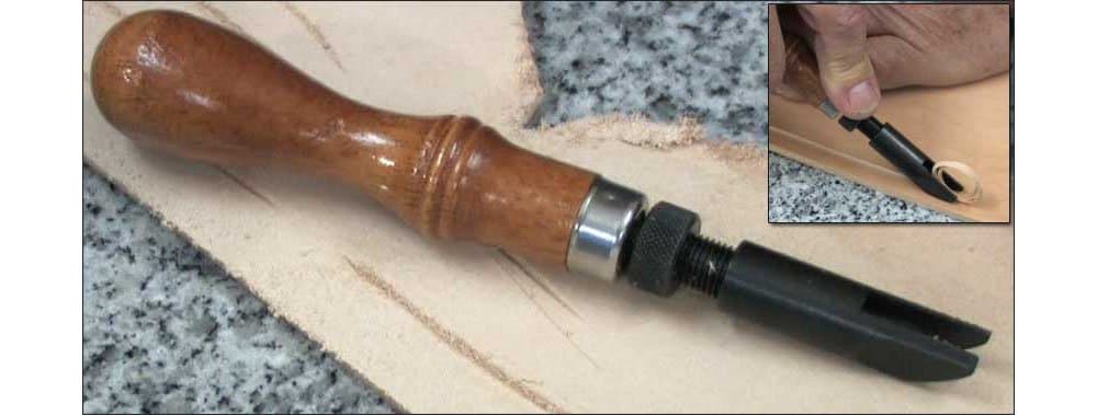 Tandy Leather Craftool� Adjustable "V" Gouge 31811-00