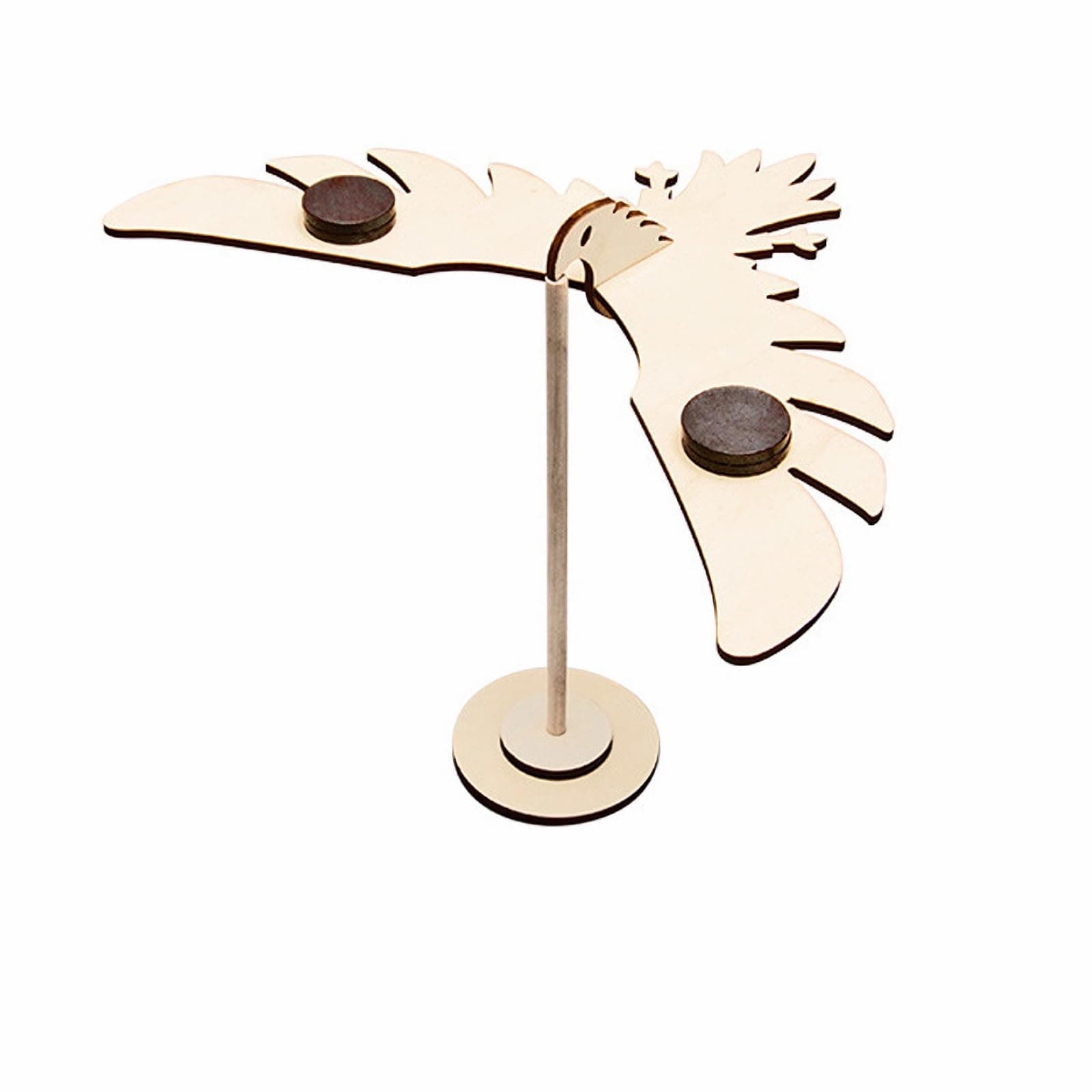 Brain Explorer Wooden Science Kit for Kids - DIY learning and Fun Kids Gift educational toys for students to improve focus and interactive learning (Balance bird with magnet)