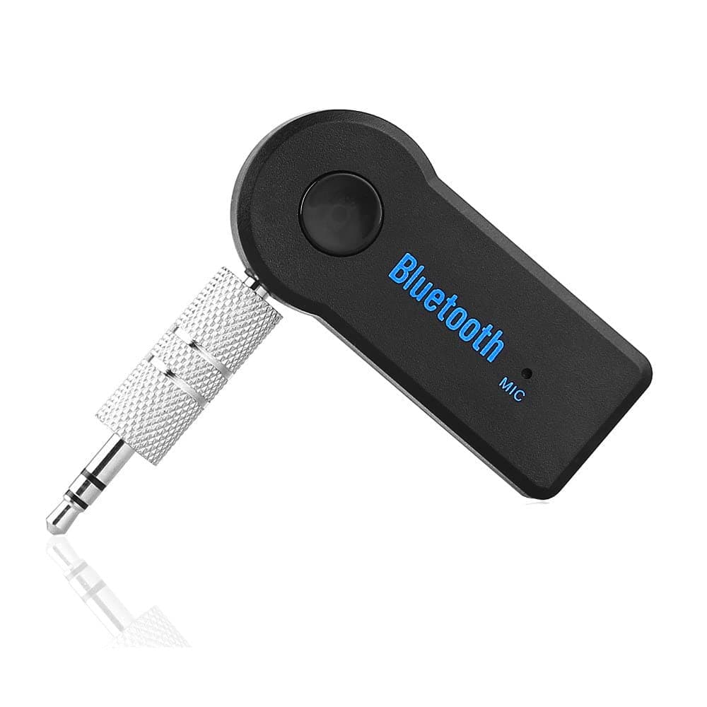 Bluetooth AUX Adapter for Car, Wireless Audio Receiver Portable Hands-Free Car Kits with AUX 3.5mm