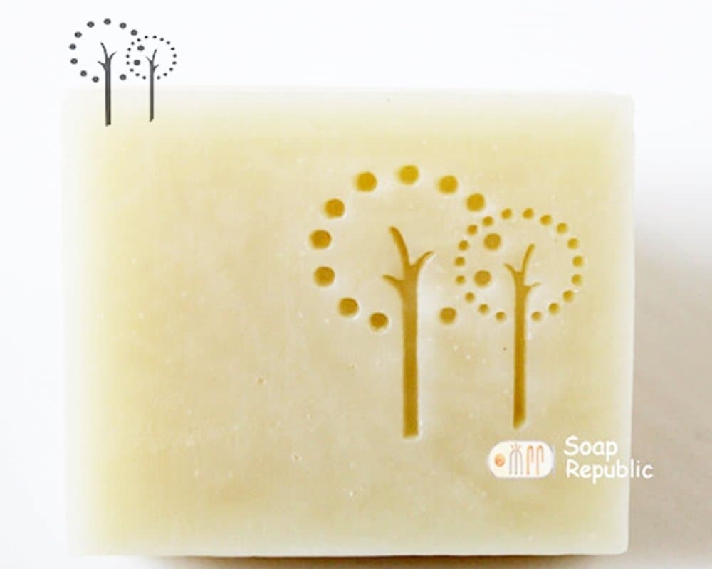 Lovely Tree Acrylic Soap Stamp/Cookie Stamp/Clay Stamp