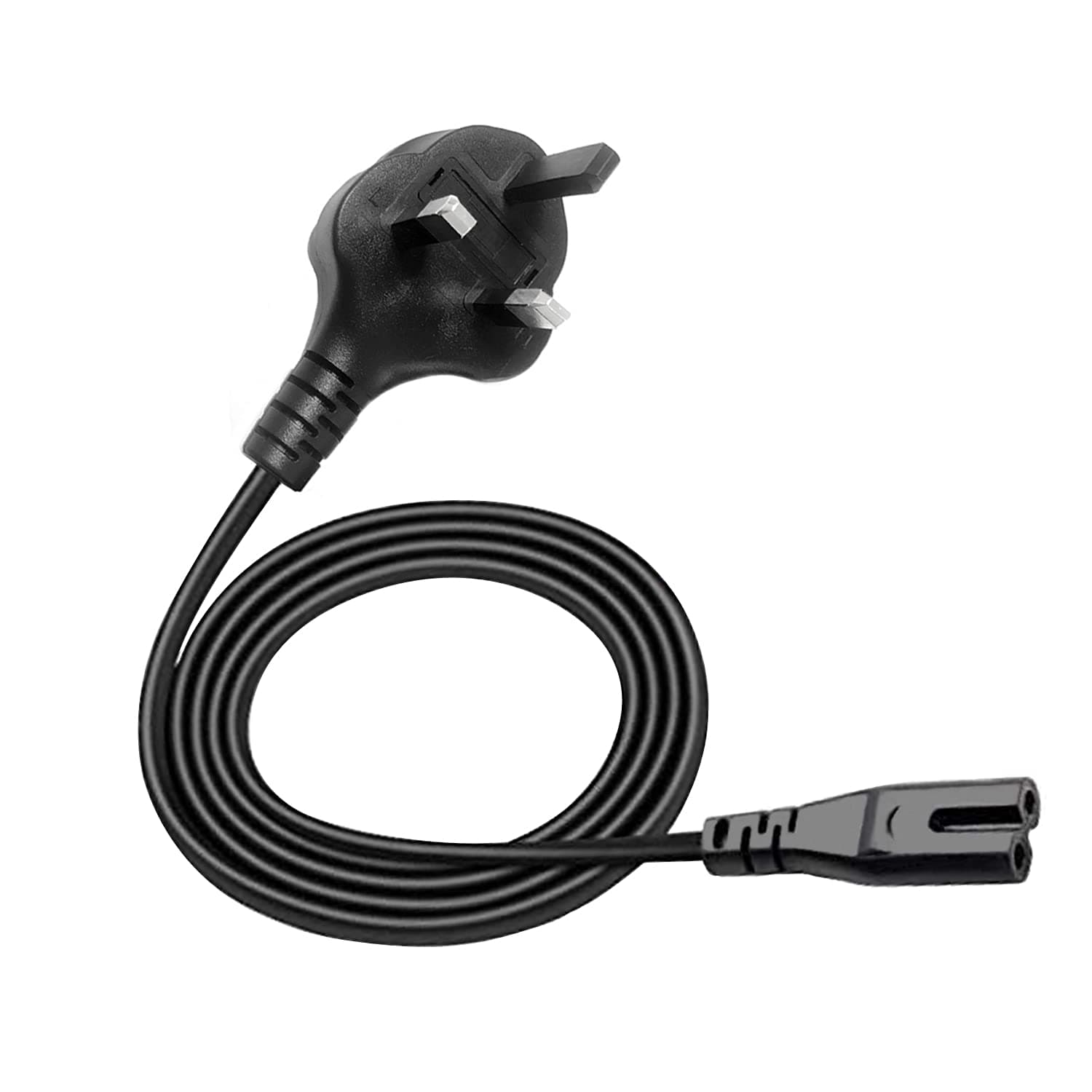 Power Cable Replacement for Sony PS5 PS4 PS3 Playstation 5 4 3 Slim Console Power Figure 8 AC Cord