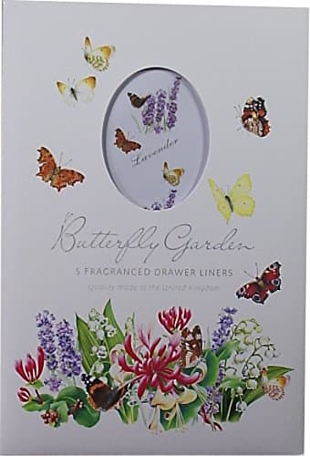 White Rose Aromatics Fragranced Drawer Liners 5pk - Lavender