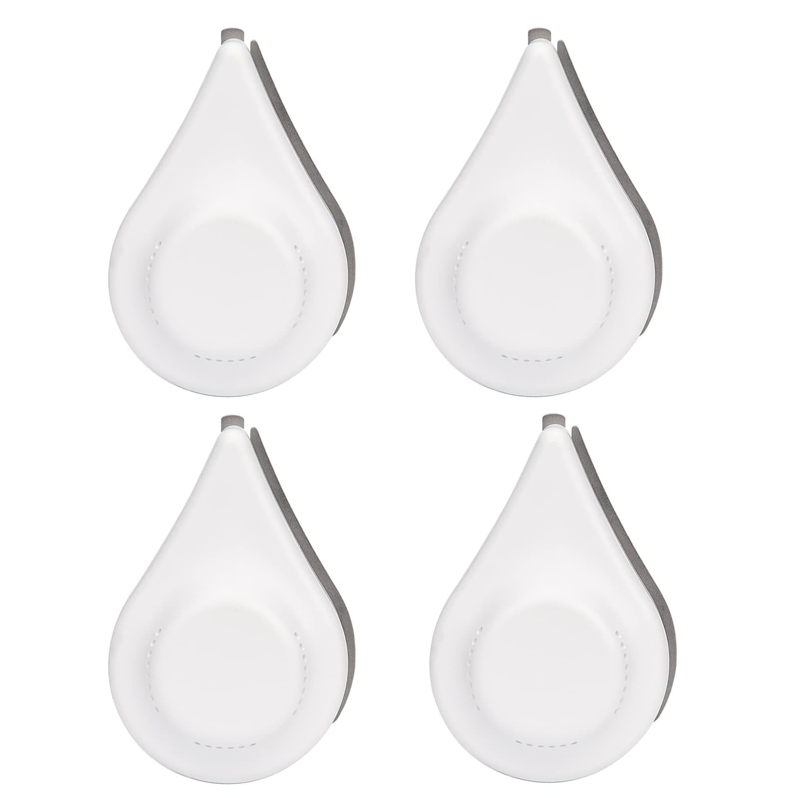 Zigbee Water Leak Sensor with Dripping Detection 4 Pack, 120 dB Alarm, App Notifications Enabled When Compatible with Home Assistant and Compatible Zigbee HUB, Batteries Included