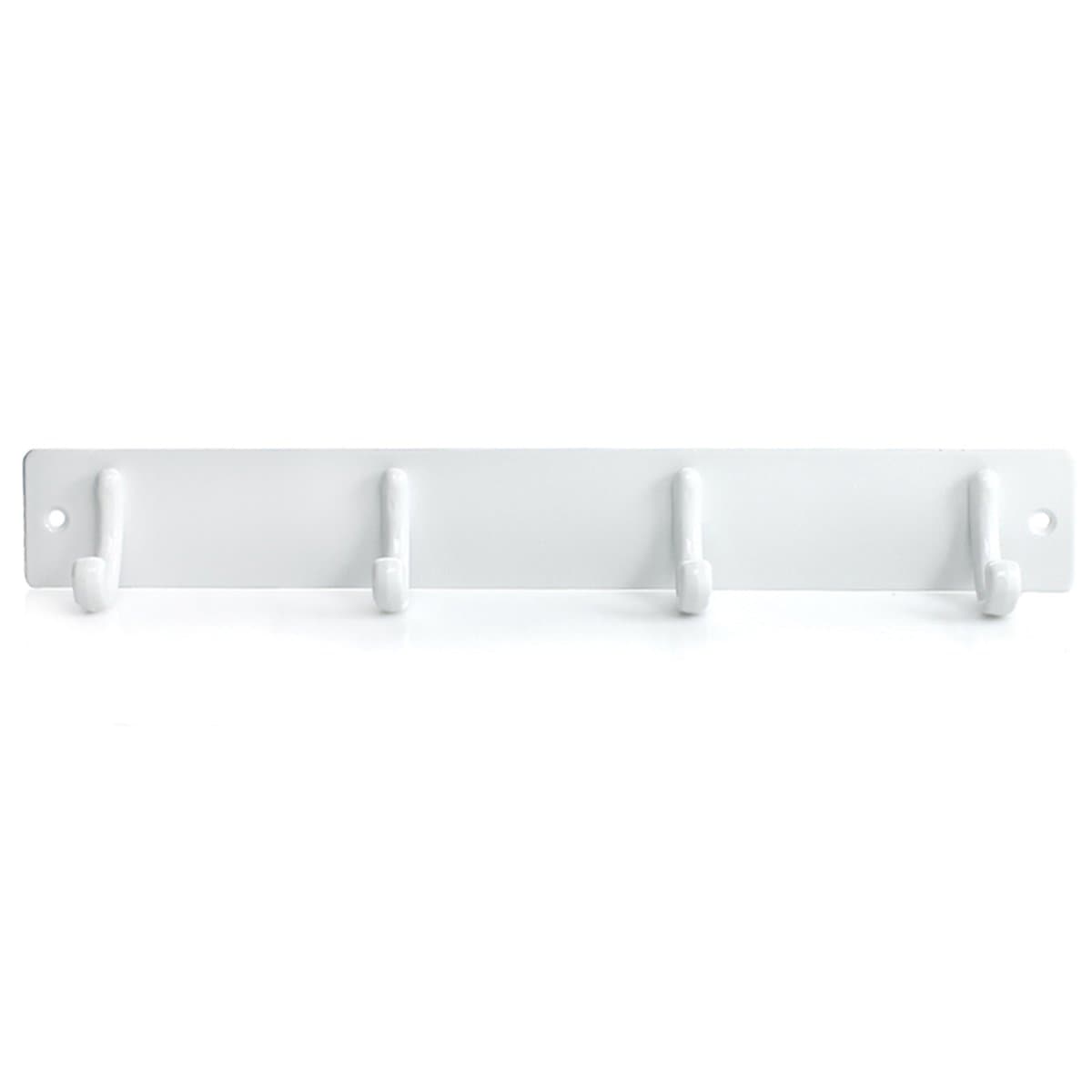 Molla MO78008 Molla Home Wall Mounted Coat Rack, Pearl White