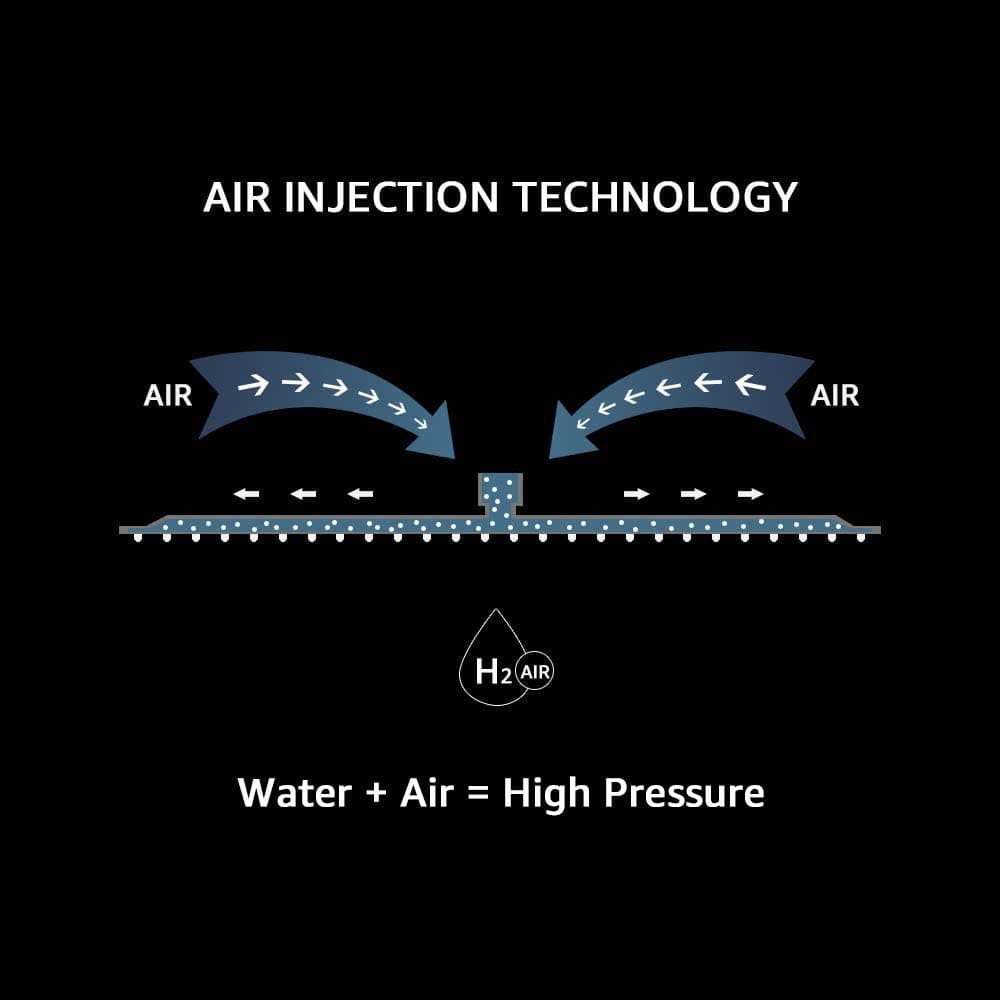 IRIBER Rain Shower System with 10 Inch 2mm Ultra Thin Shower Head and Handheld Combo Set, Shower Faucet Mixer Valve Included Modern Rainfall Shower Sets for Bathroom, Chrome finish